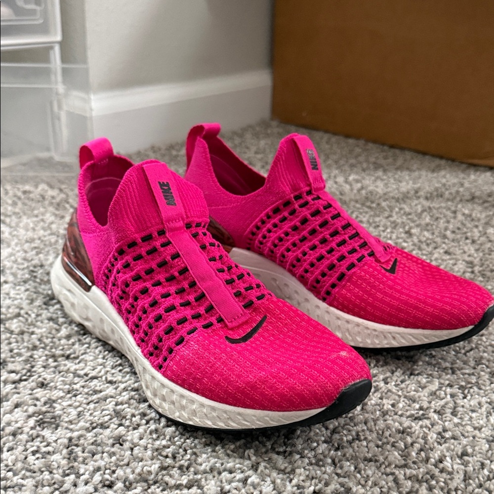 Nike Women’s Hot Pink Slip-On Athletic Sneakers